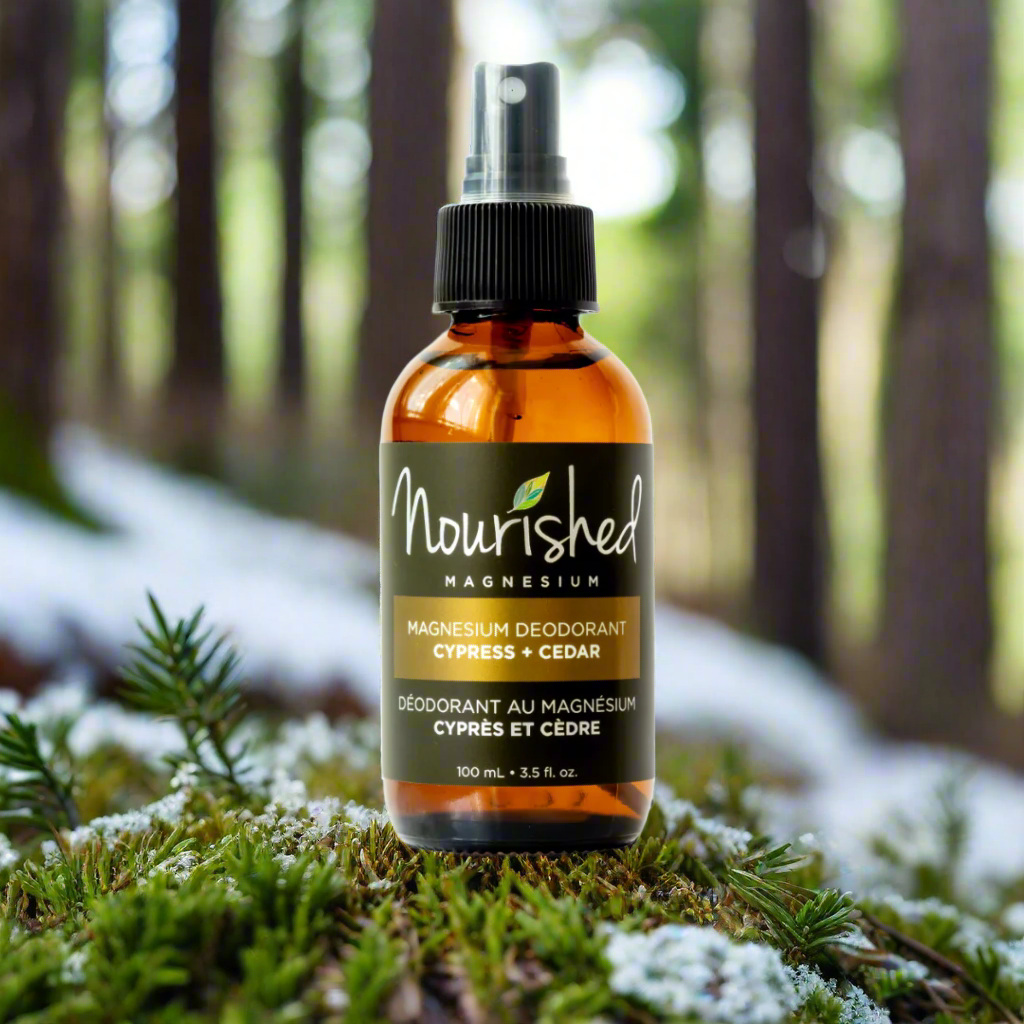 Magnesium Deodorant – Cypress + Cedarwood